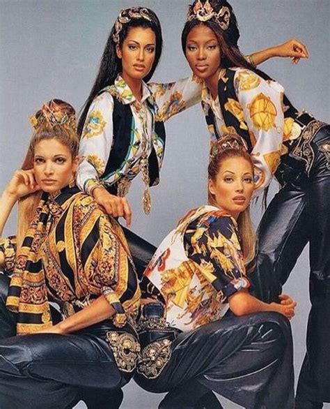 90s supermodels versace